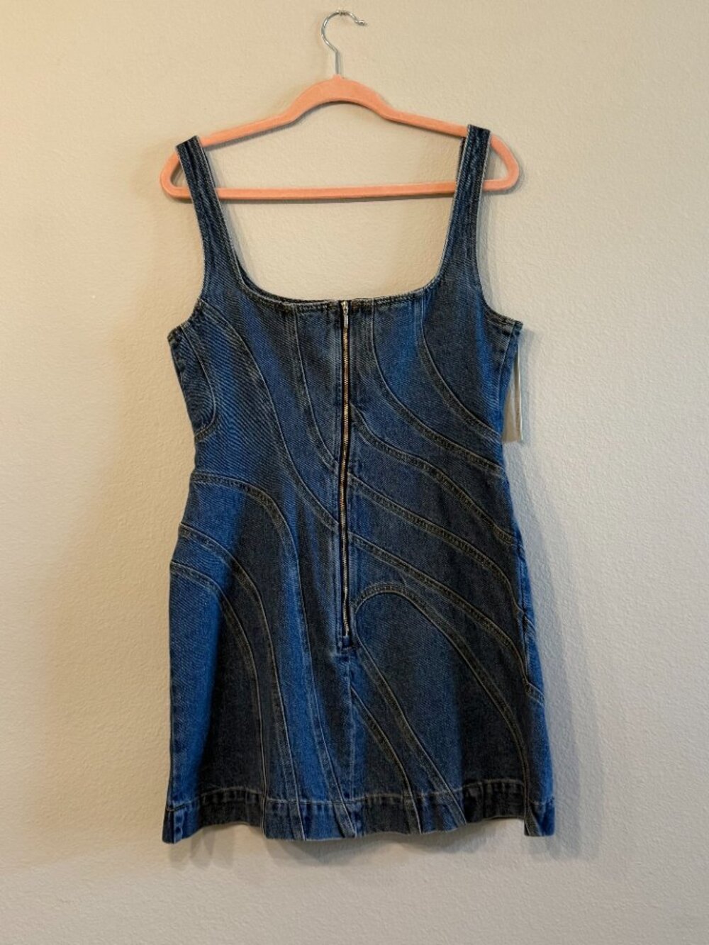 NWT Acler Renhold Denim Mini Dress Size 8 - Picture 3 of 5
